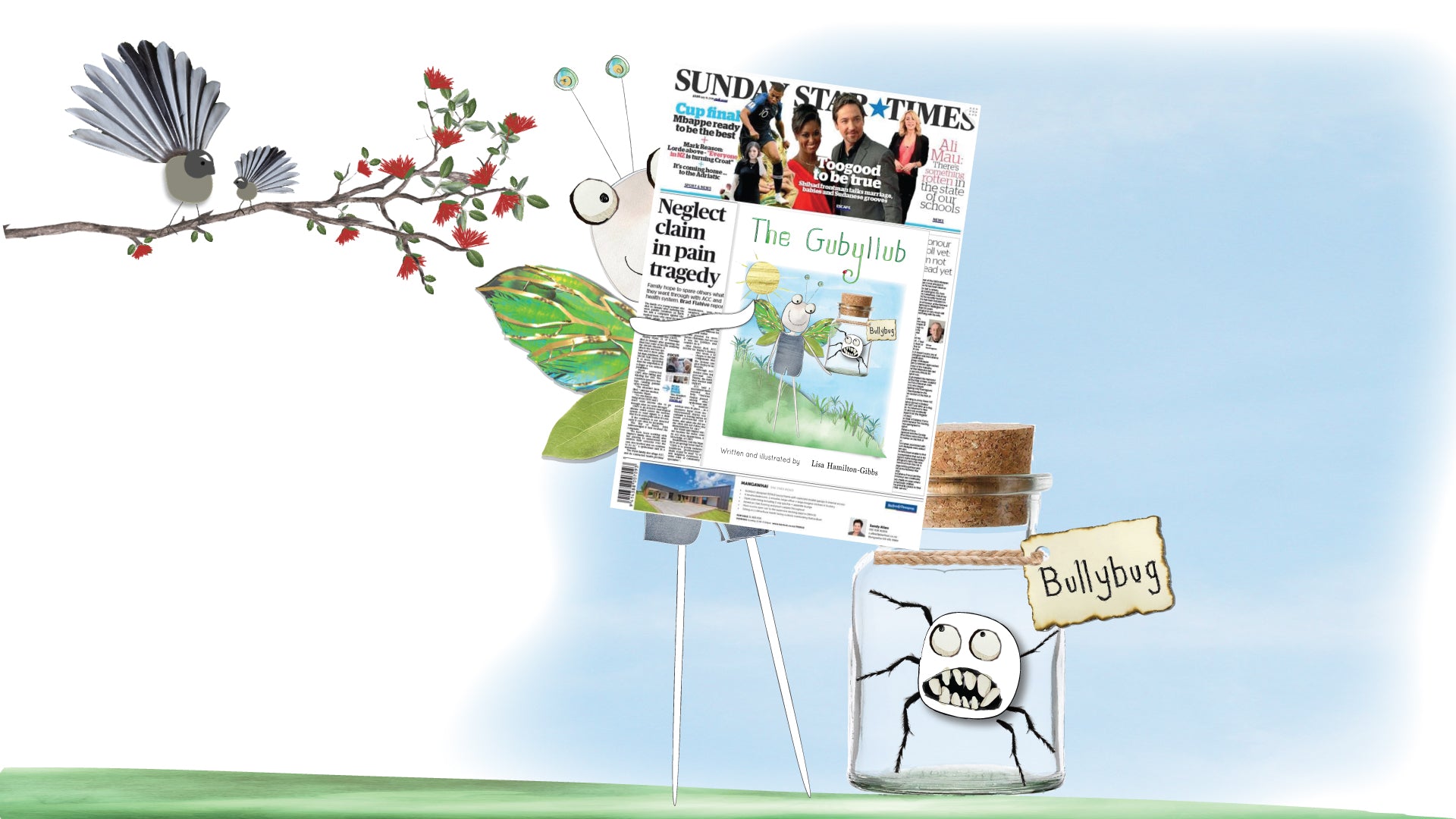 Gubyllub in the Sunday Star Times